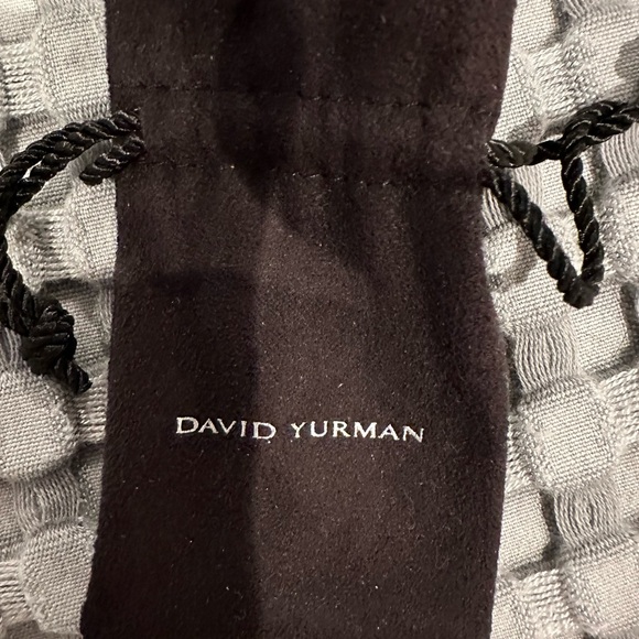 DAVID YURMAN~ Double X Crossover ring with diamonds - Picture 7 of 7